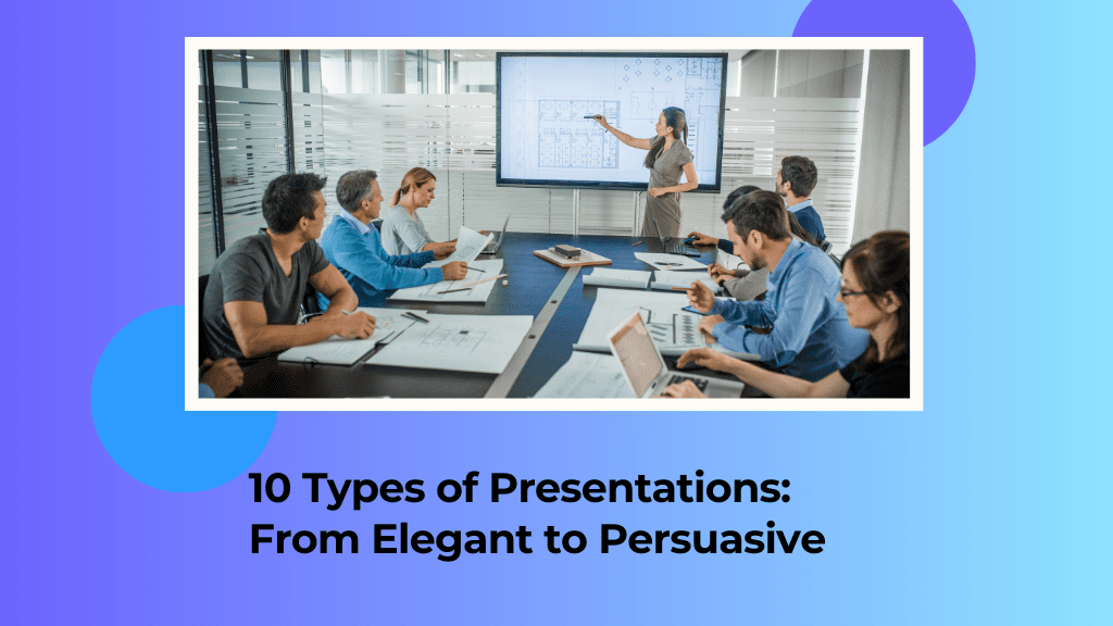 types of slides in presentation