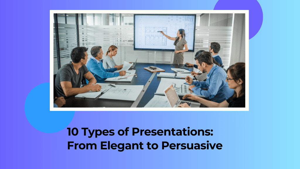 what are the types of business presentation