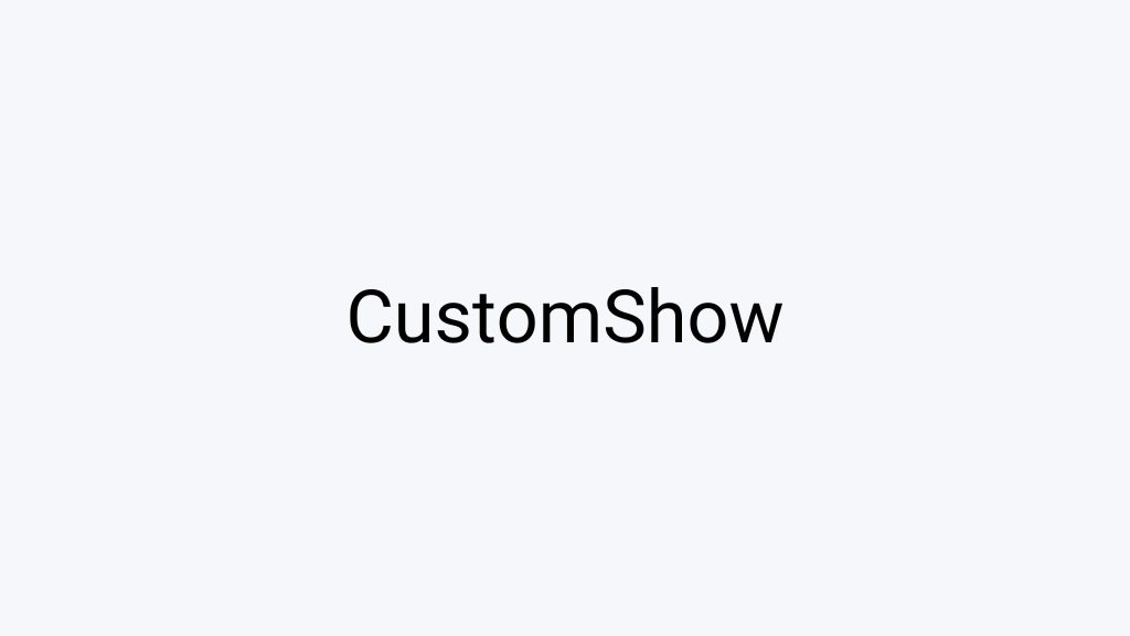 presentation in fonts roboto